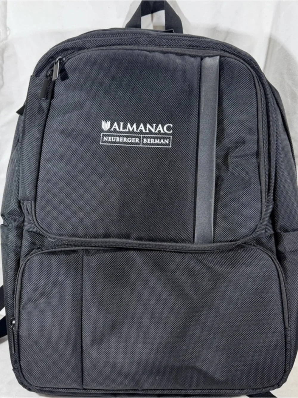 Almanac Neuberger Berman Black Men's Backpack - Professional Laptop Pack